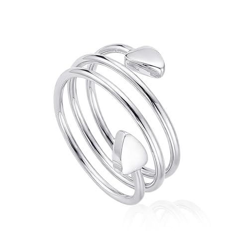 Spiral Heart - Silver