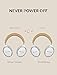 Bluedio Bluetooth Headphones Over Ear, Active Noise Cancelling Over-Ear Headphones F2 Wireless Bluetooth Headsets with Mic (White)