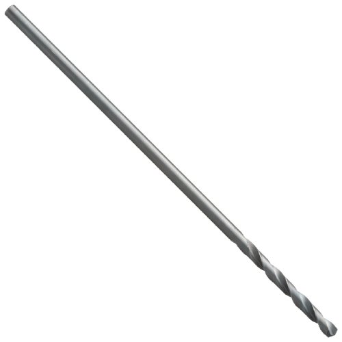 Precision Twist 500 12 High Speed Steel Extra-Long Drill Bit, Black Oxide Finish, Round Shank, Spiral Flute, 135 Degree Point Angle, 21/64" (Pack of 6)