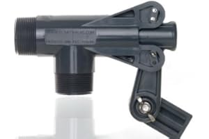 Kerick Valve PS150SS PVC Float Valve, Standard Mount, 124 gpm at 50 psi, 1-1/2" NPT Male