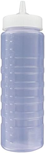 Vollrath 4324C-5413-1 Traex Purple 24 Oz Wide Mouth Squeeze Bottle