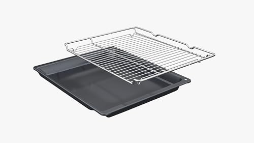 Bosch - forno multifunções pirolítico, série 4, 60 cm. largo, assistente de limpeza, aço, hba574es3