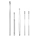 FERNIDA Ear Cleaner, Spiral Ear Wax Removal Tool Kit, New Upgraded Medical Silicone Head&Stainless Steel 6 Pack Ear Pick System Safe Care for Kids,Adults,Elder (White)