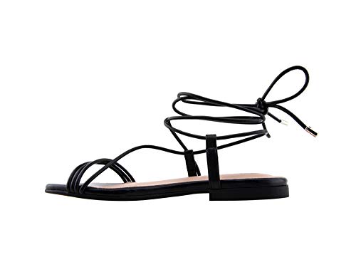 The-Drop-Womens-Samantha-Flat-Strappy-Lace-Up-Sandal