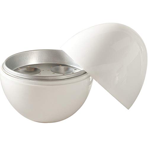 Microwave Egg Cooker, Egg Microwave Boiler Only 8 Minutes for Hard or Soft Boiled 4 Eggs No Piercing Required, Dishwasher Safeï¼ŒSuitable for Home Kitchen Breakfast tool Child, Office Worker, White