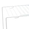 simplywire - Extra Large Extendable Kitchen Cupboard Organiser – Tall Storage Shelf – White