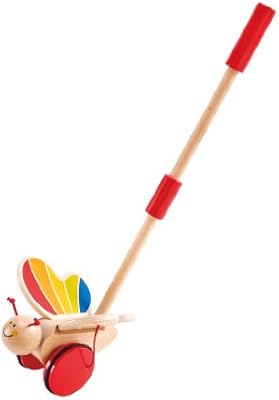 hape butterfly push toy