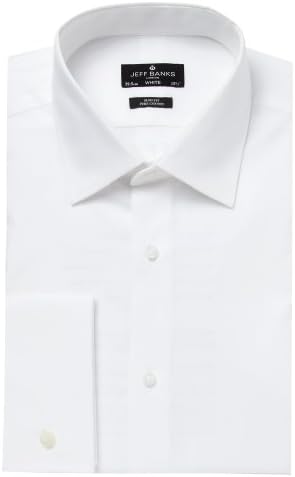 Jeff Banks Men Big and Tall Designer White Regular Fit Shirt