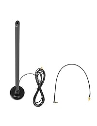 CHHLIUT GSM 3Ghz 4G LTE 18dBi   Amplificador de antena magnética externa de alta ganancia con enrutador WLAN y conector de red para módems