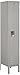Salsbury Industries 61155GY-U Single Tier 12-Inch Wide 5-Feet High 15-Inch Deep Unassembled Standard Metal Locker, Gray