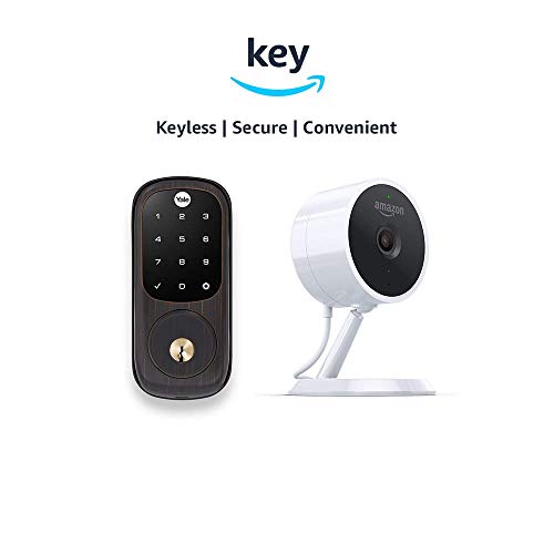 Yale Assure YRD226 Touchscreen Deadbolt + Amazon Cloud Cam | Key Smart Lock Kit (Oil-Rubbed Bronze)