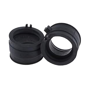 Gazechimp 2-delige inlaatspruitstuk adapter voor carburateur, geschikt voor Honda VT600CD AC Shadow 1989-1990