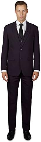 Alain Dupetit Men's Three Piece TR Blend Suit in Many Colors