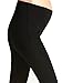 Liang Rou Maternity Belly Support Mini-Ribbed Stretch Short Leggings Black M