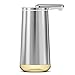 simplehuman foam sensor pump, high-grade brushed stainless steel, verbena foam dish soap cartridge included