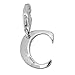 SilberDream Charm letter C 925 Sterling Silver Pendant Lobster Clasp FC70C