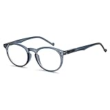 Eyekepper Oval Spring Hinges Ladies Glasses Blue