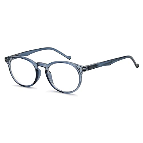 Eyekepper Oval Spring Hinges Ladies Glasses Blue