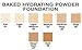 Jolie Cosmetics Baked Hydrating Powder Foundation - Ultra Smooth Velvety Finish (Light/Medium)