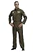 Men's Flight Suit Costume Military Fighter Pilot Jumpsuit Halloween Cosplay Costume M
