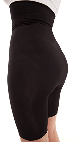 GABRIALLA Seamless Breathable Milk Fiber Body Shaping High Waist Support Shorts Support Girdle BSM-715