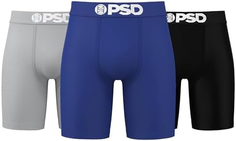 ethika PSD ボクサーパンツ 3枚セット Ethika Men's Staple Boxer Brief, 4-Way Stretch with Signature