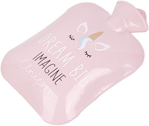VLUNT PVC Hot Water Bottles Unicorn, Portable Cute 1.3 Litre Hot Water Bag Provide Warmth and Comfort Pain Relief