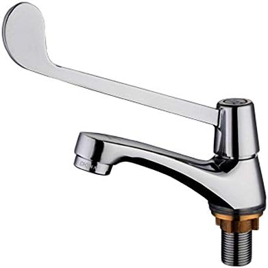 WYGG Medical Faucet Long Handle Tap Copper Hospital Elbow Touch Type Sink Mixer Tap