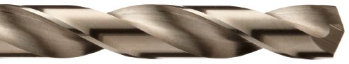 Chicago Latrobe 550 Series Cobalt Steel Jobber Length Drill Bit Set with Metal Case, Gold Oxide Finish, 135 Degree Split Point, Inch, 29-piece, 1/16" - 1/2" in 1/64" increments