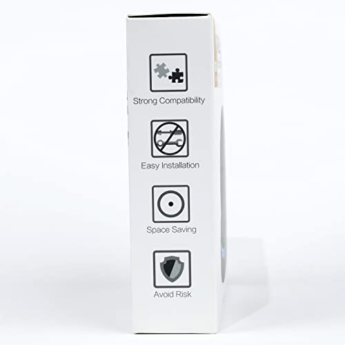 CIRYCASE Soporte para Dot (4.ª Generación), Soporte Mesa para Dot 4 con Guía de Luz Efecto Halo Mejorado, Accesorios Base Ahorro Espacio con Gestión de Cables Incorporada para Dormitorio