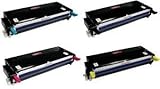 Xerox Phaser 6180 Set of 4 High Capacity Laser Toner Cartridges (1 Black, 1 Cyan, 1 Magenta, 1 Yellow) Compatible Replaces Xerox 113R00726, 113R00723, 113R0074, 113R00725
