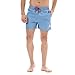 anqier Mens Swim Trunks Quick Dry Swim Shorts with Mesh Lining Swimwear Bathing Suits (Light Blue, XX-Large)