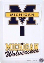University Of Michigan Metal Light Switch Plate