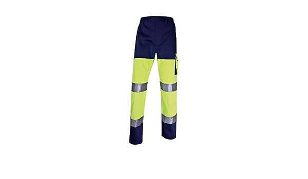 Amazon.com: Delta Plus de los hombres de alta visibilidad chaleco de trabajo  pantalones rodilleras, Amarillo : Ropa, Zapatos y Joyería