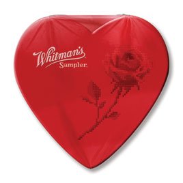 Amazon Com Whitman S Red Cello Sampler Heart 1 6 Oz