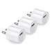 USB Wall Charger, ALPULON 3-Pack Protable Home Travel 5v/1a Wall Adapter for iPhone 7 Plus 6S iPad,Samsung Galaxy S7/S6 Edge S5,Google Pixel Nexus,LG, HTC,NOKIA Android More (White)