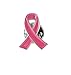Official Pink Ribbon Breast Cancer Awareness Lapel Pin