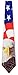 American Freedom flag tie Mens Necktie with Eagle by Ralph Marlin