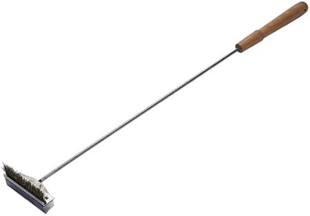 De Buyer 4875 70 Brosse Racloir Pour Four Poils Laiton Racloir Et Tige Inox Manche Bois Amazon Fr Cuisine Maison