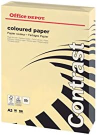 Coloured Paper Cream A3 80gsm (500 
