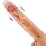 Thrusting Dildo Vibrator with 6 Thrust Modes and 10 Vibrate Modes…