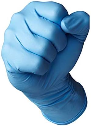 MyBrownBoxes Medium Powder-Free Disposable Nitrile Gloves - 100 in Box - Keep You Safe!! (100, MD)