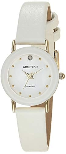 Armitron Women's Japanese Quartz Dress Watch with Leather Strap