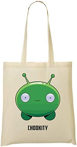 Chookity Space Creature Shopping Tote Bag