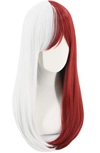 Female Anime Cosplay Costumes - Topcosplay Anime Cosplay Wig Female Long Bangs Halloween Costume Party Wigs Red