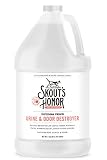 Skout's Honor Professional Strength, All-Natural Cat Urine and Odor Destroyer - Non-Toxic, Biodegradable, and Eco-Friendly - Dissolves Stains & Immediately Eliminates Odors - 128-Ounce Bottle