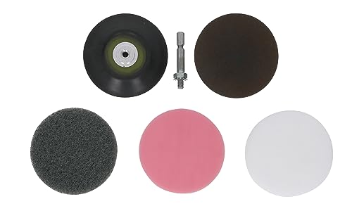 高儀(Takagi) EARTH MAN マジックタッチ 75mm ポリッシング キット ホーム用 6点セット 電動ドライバー さび落とし 水垢落とし シンク 汚れ キッチン 水周り アースマン商品画像