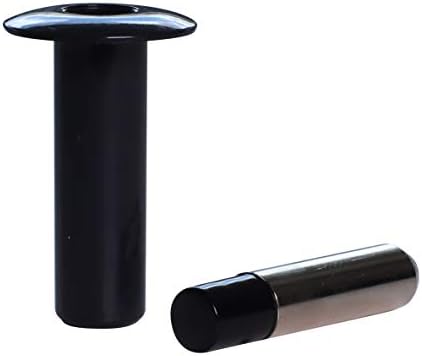 Fantom FDS Stop Made with Nickel Plated Pin Suitable for Single and Double Leaf Doors (Black)