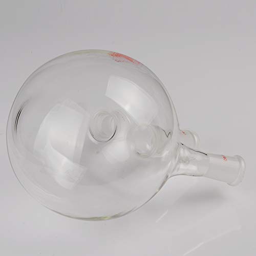 Stonylab Glass 500 ML Heavy Wall 3 Neck Round Bottom Flask RBF, With 19 22 Center And Side Standard Taper Outer Joint 500 Ml