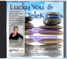 Lucky You & Telekinesis Hypnosis Cd From Wendi